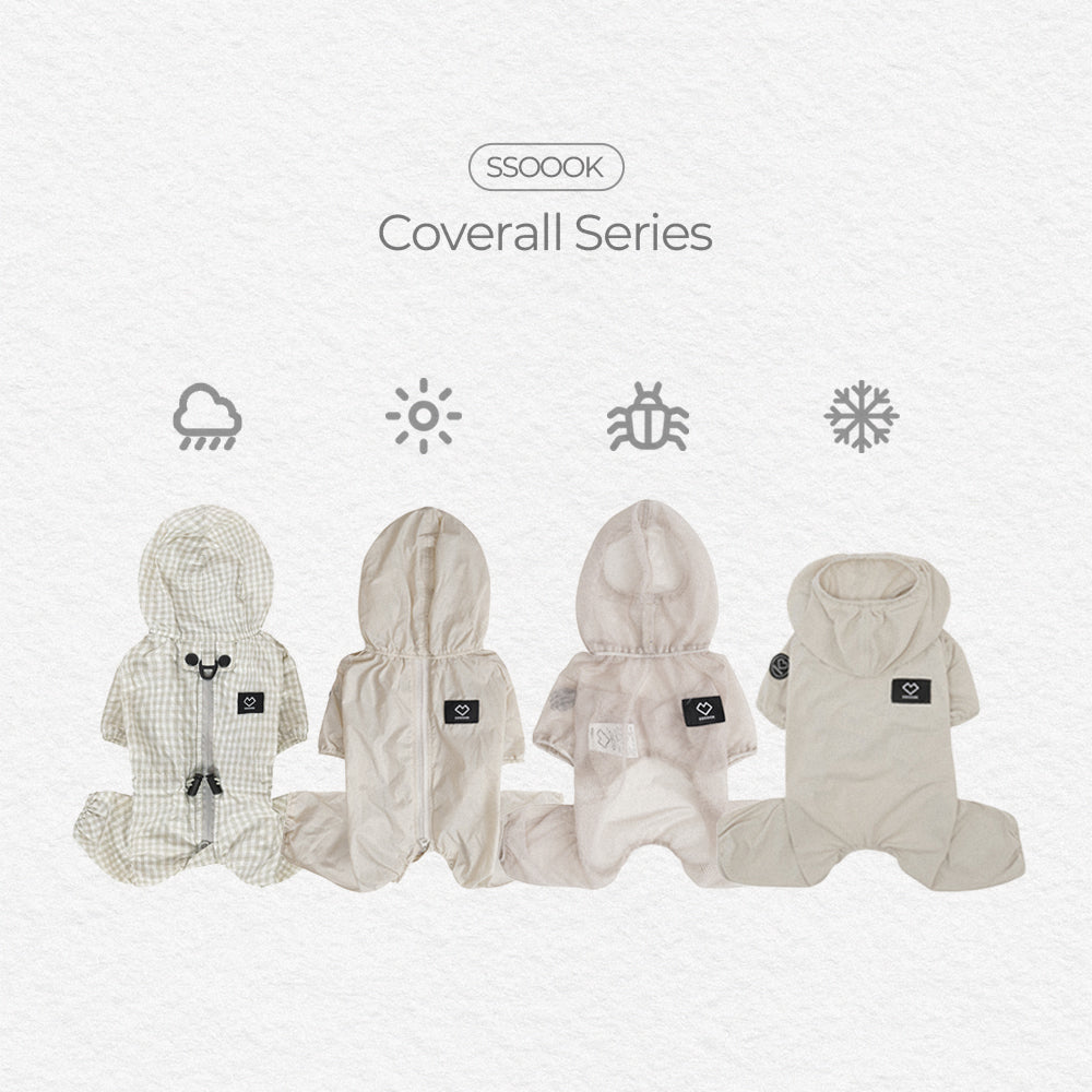 Essential for year-round walks! SSOOOK Coverall Series
