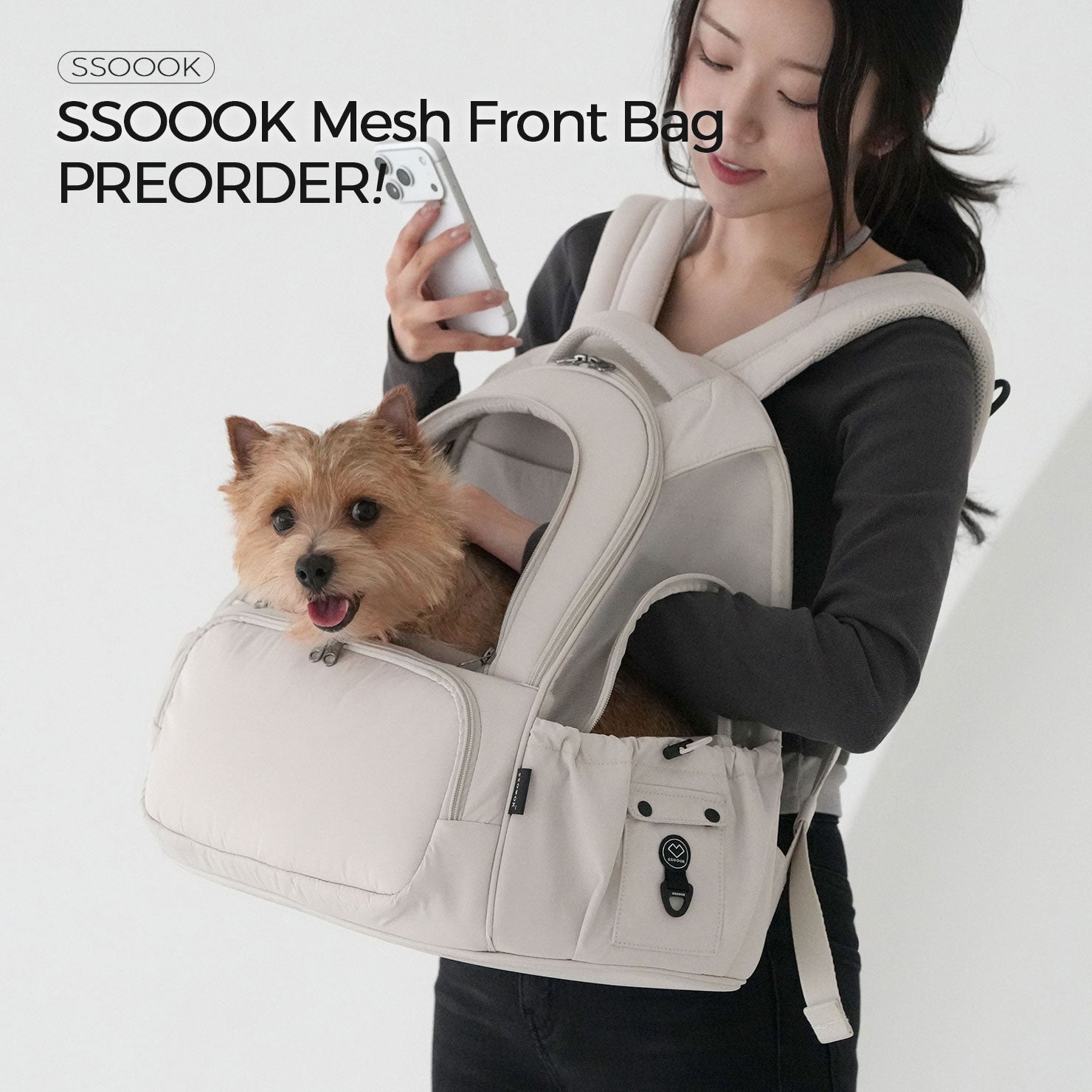[PRE-ORDER] SSOOOK Mesh Front Bag: The Double-Side Window Edition