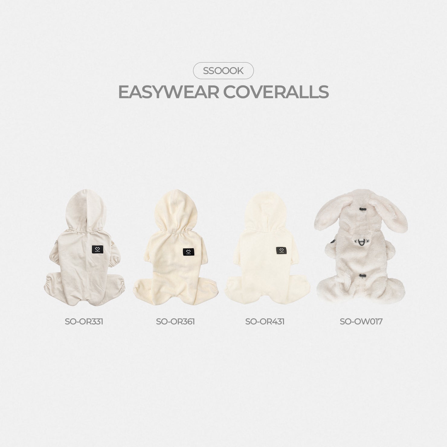Essential for a Comfortable Daily Life, SSOOOK Easywear Coveralls