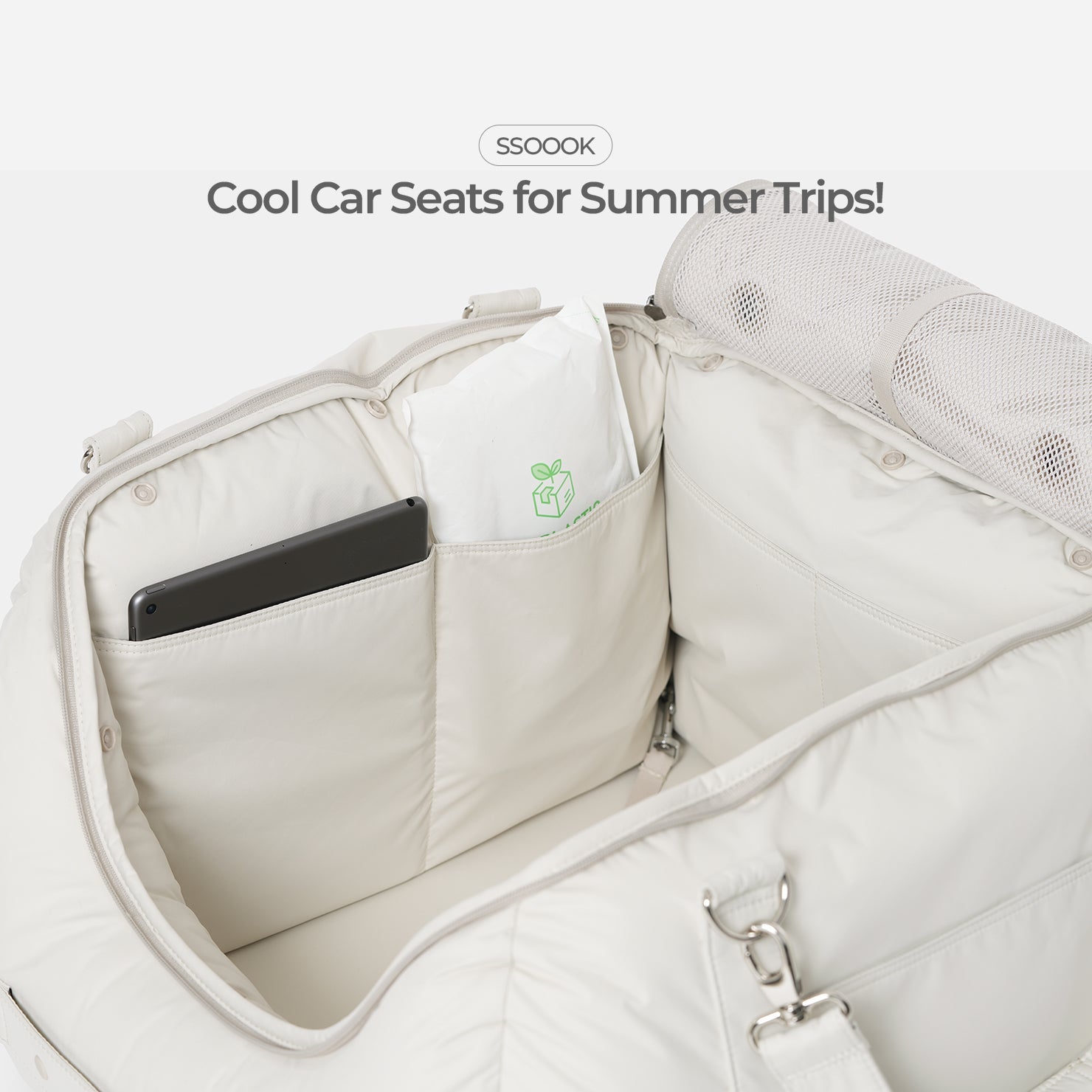 For long-distance summer travel, car seats need to be cool too!