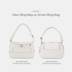 A Dog Who Lies Down vs. A Dog Who Sits, SSOOOK Sling Bag Comparison