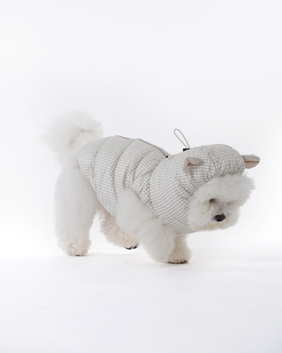 [SO-OW870] SSOOOK GooseFeel Check Padded Vest