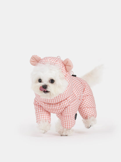 [SO-OW871] SSOOOK GooseFeel Check Padded Coveralls 3 (For Unisex)