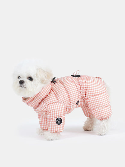 [SO-OW871] SSOOOK GooseFeel Check Padded Coveralls 3 (For Unisex)