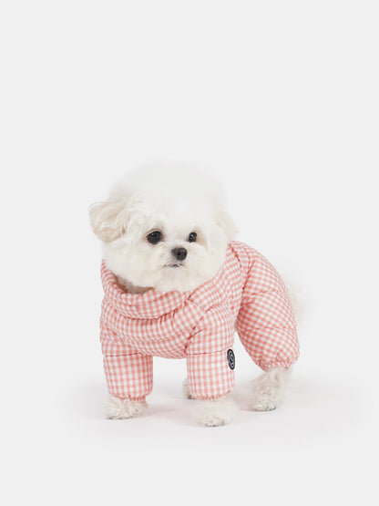 [SO-OW871] SSOOOK GooseFeel Check Padded Coveralls 3 (For Unisex)