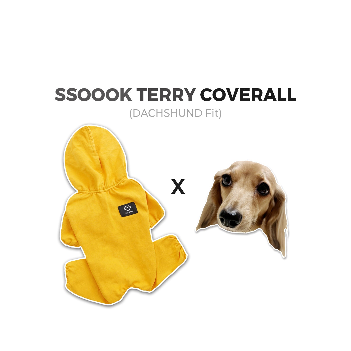 [SO-OR335] SSOOOK Terry Coverall (Dachshund Fit, For Unisex) ( M ~ 3XL )