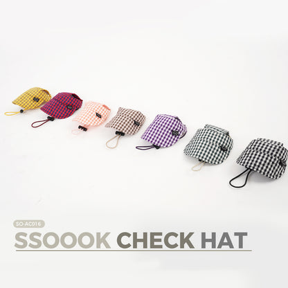 [SO-AC016] SSOOOK Check hat