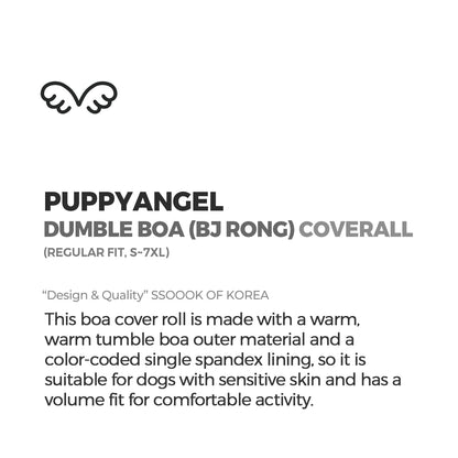 [PA-OR164] PUPPYANGEL DUMBLE BOA (BJ RONG) Coverall ( For Unisex, S ~ XL )