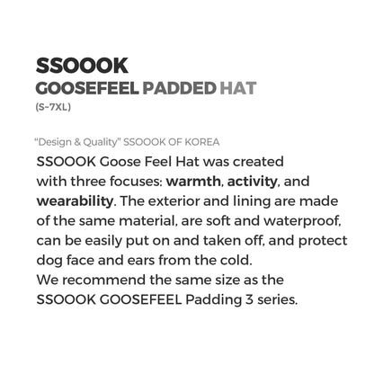 [SO-AC018] SSOOOK Goosefeel Padded Hat