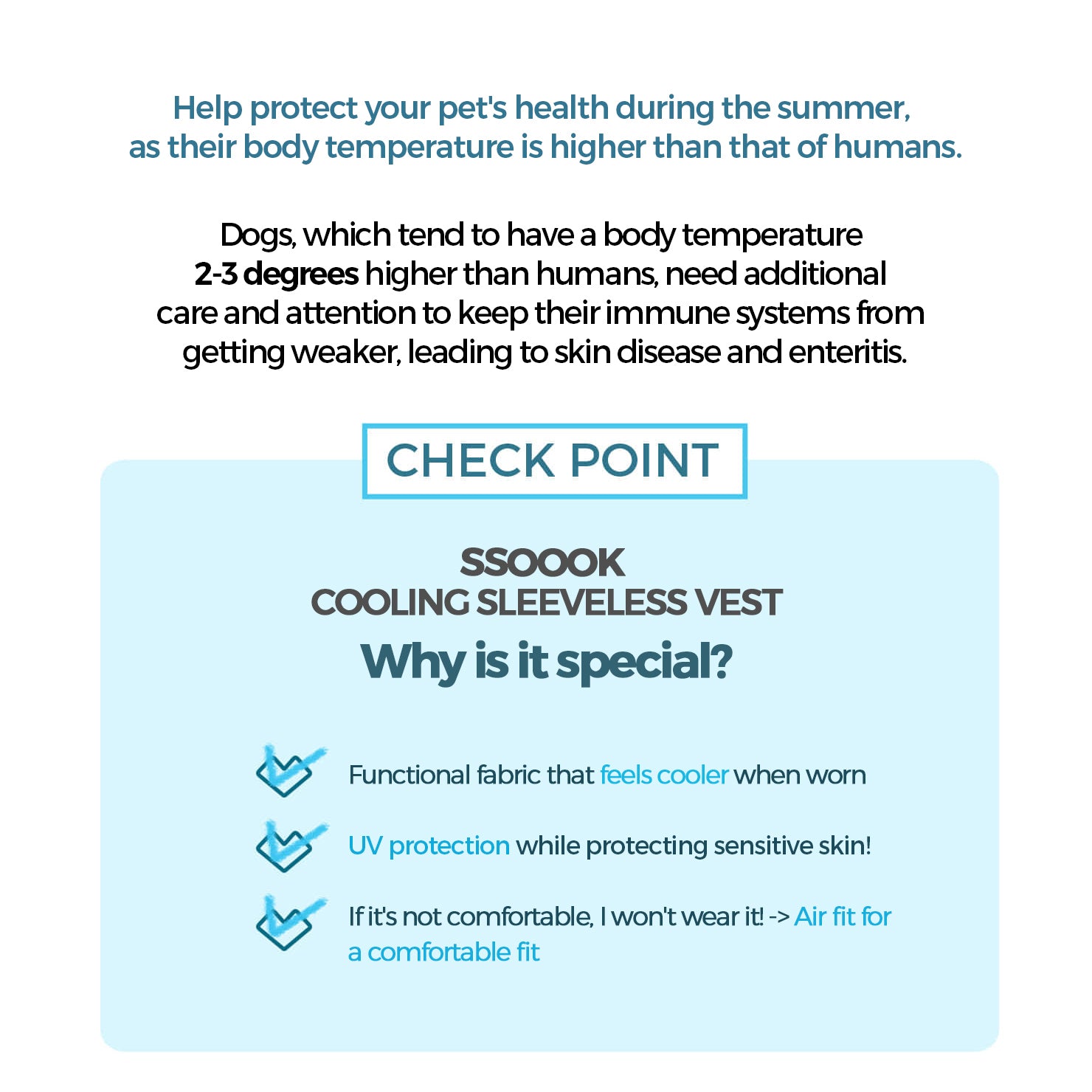 [SO-TS003] SSOOOK Ice-Cooling Vest( S ~ 3XL)