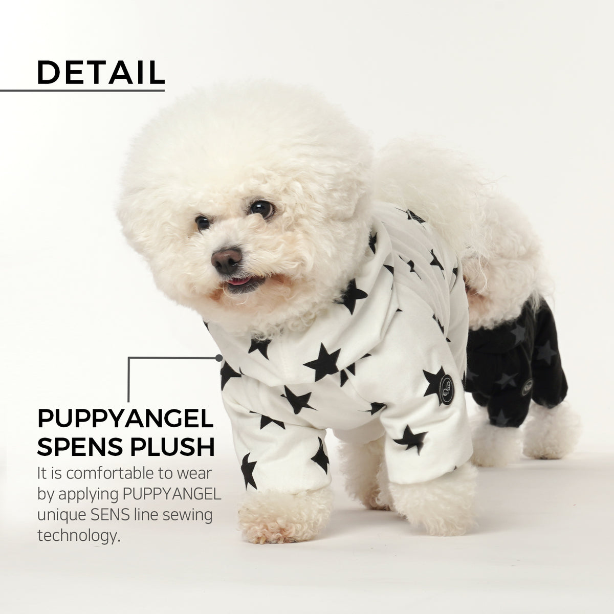 [PA-OR162] PUPPYANGEL Star Single Coverall (Dachshund Fit, For Unisex) ( M ~ 3XL )