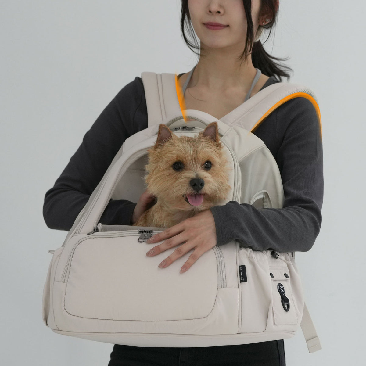 [SO-CA419] SSOOOK Mesh Front Bag Carseat™ (V. Double Window)