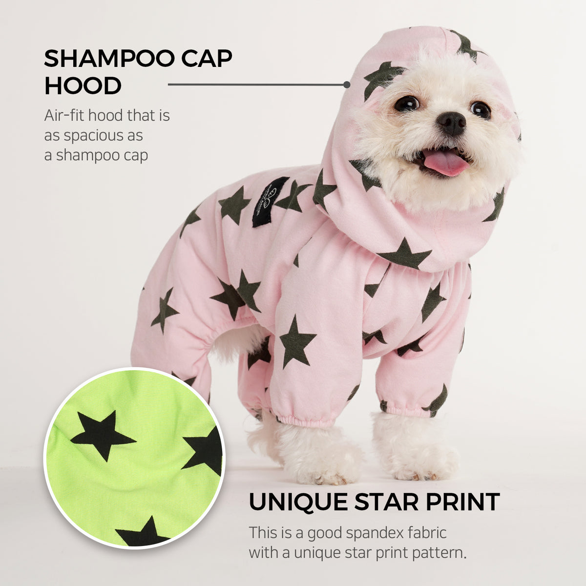 [PA-OR131] PUPPYANGEL Star Single Coverall (For Unisex) ( S ~ XL )