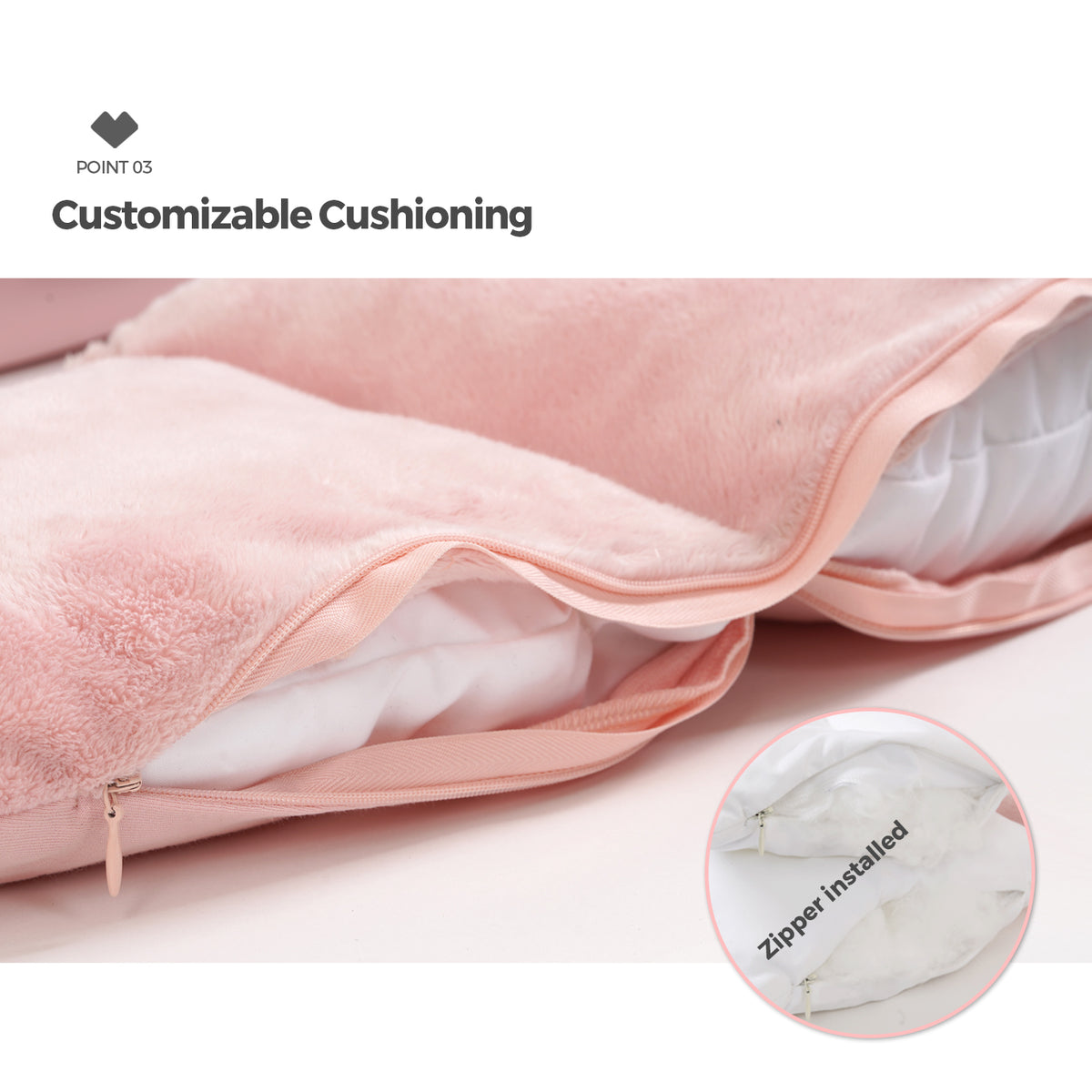 [SO-BD403] SSOOOK Tunnel-Shaped Cushion Set (Sling Bag Microfiber Cushion)