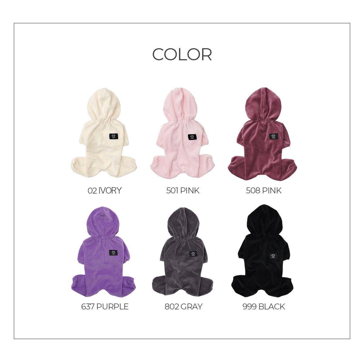 [SO-OR361] SSOOOK Cotton Velour Coverall (For Unisex) ( S ~ XL )