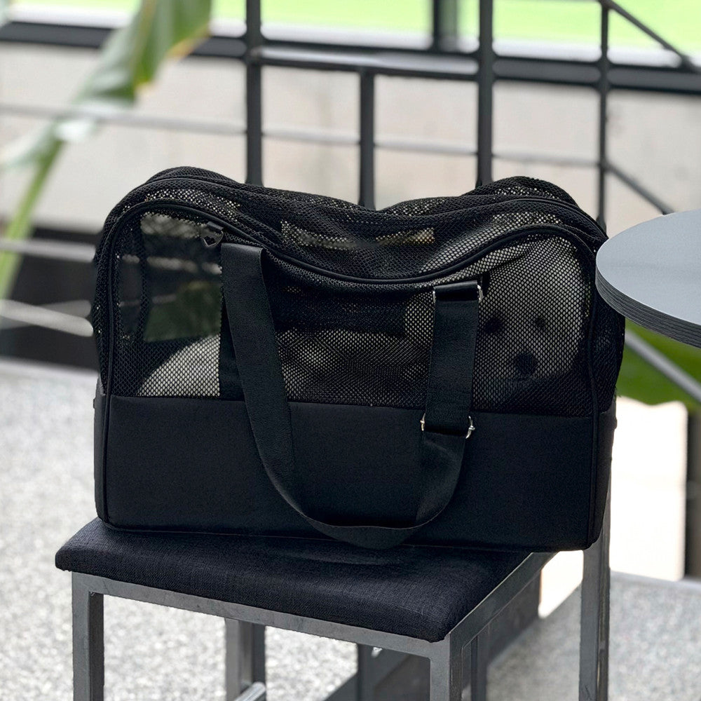 最終価格SSOOOK メッシュバッグ [SO-CA031] ブラックLサイズ SO-CA031] SSOOOK SOFT MESH BAG