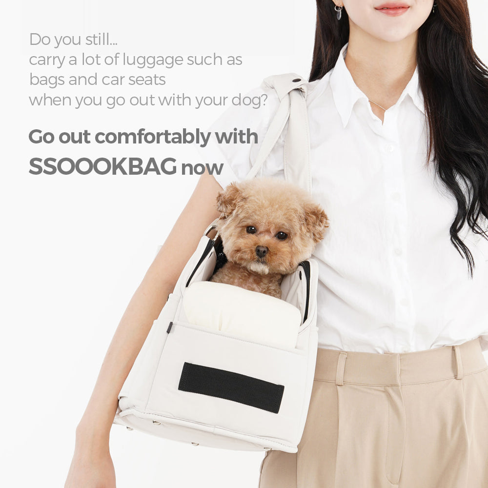 [SO-CA001] SSOOOK Bag 15Beige (SSOOOK Center Console Dog Car Seat)