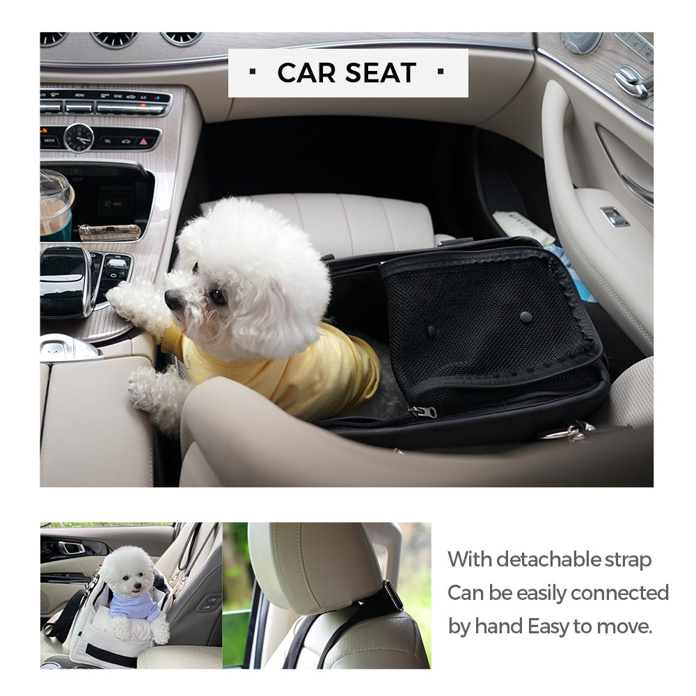 [SO-CA001] SSOOOK Bag 15Beige (SSOOOK Center Console Dog Car Seat)