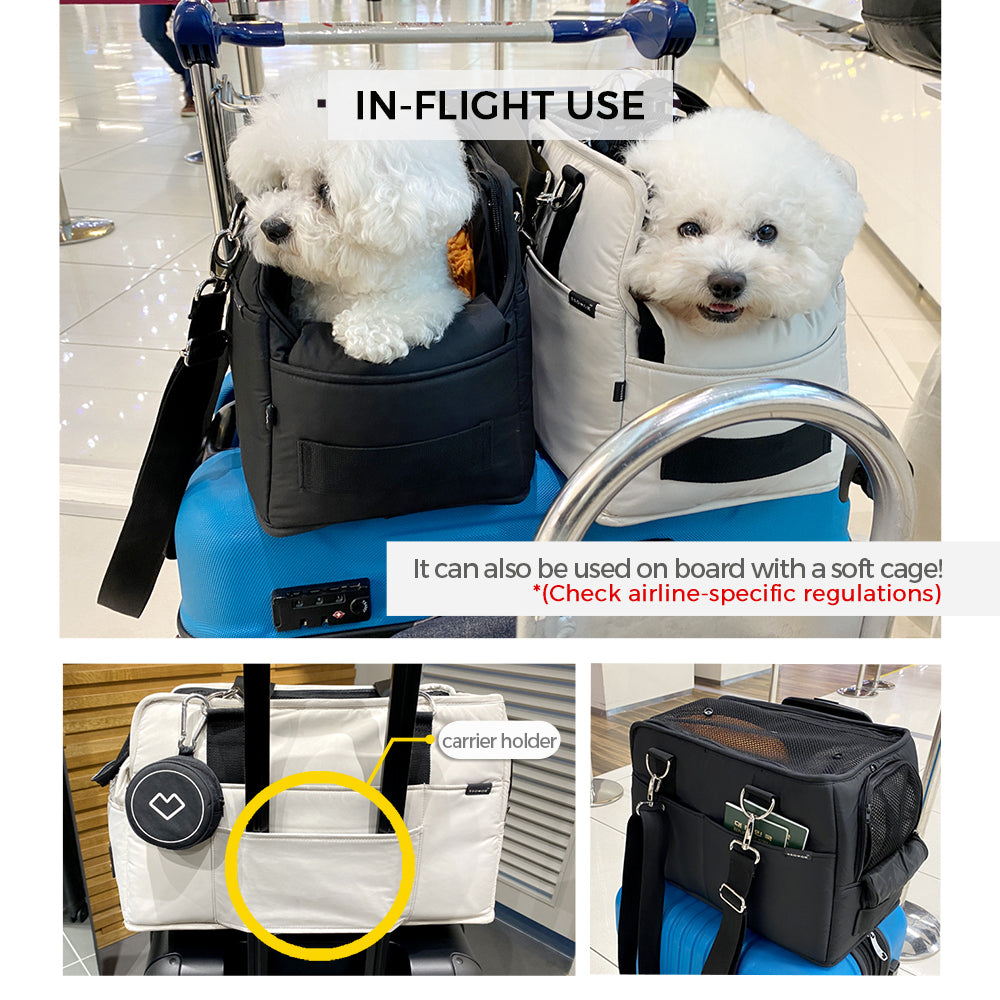 [SO-CA001] SSOOOK Bag 15Beige (SSOOOK Center Console Dog Car Seat)