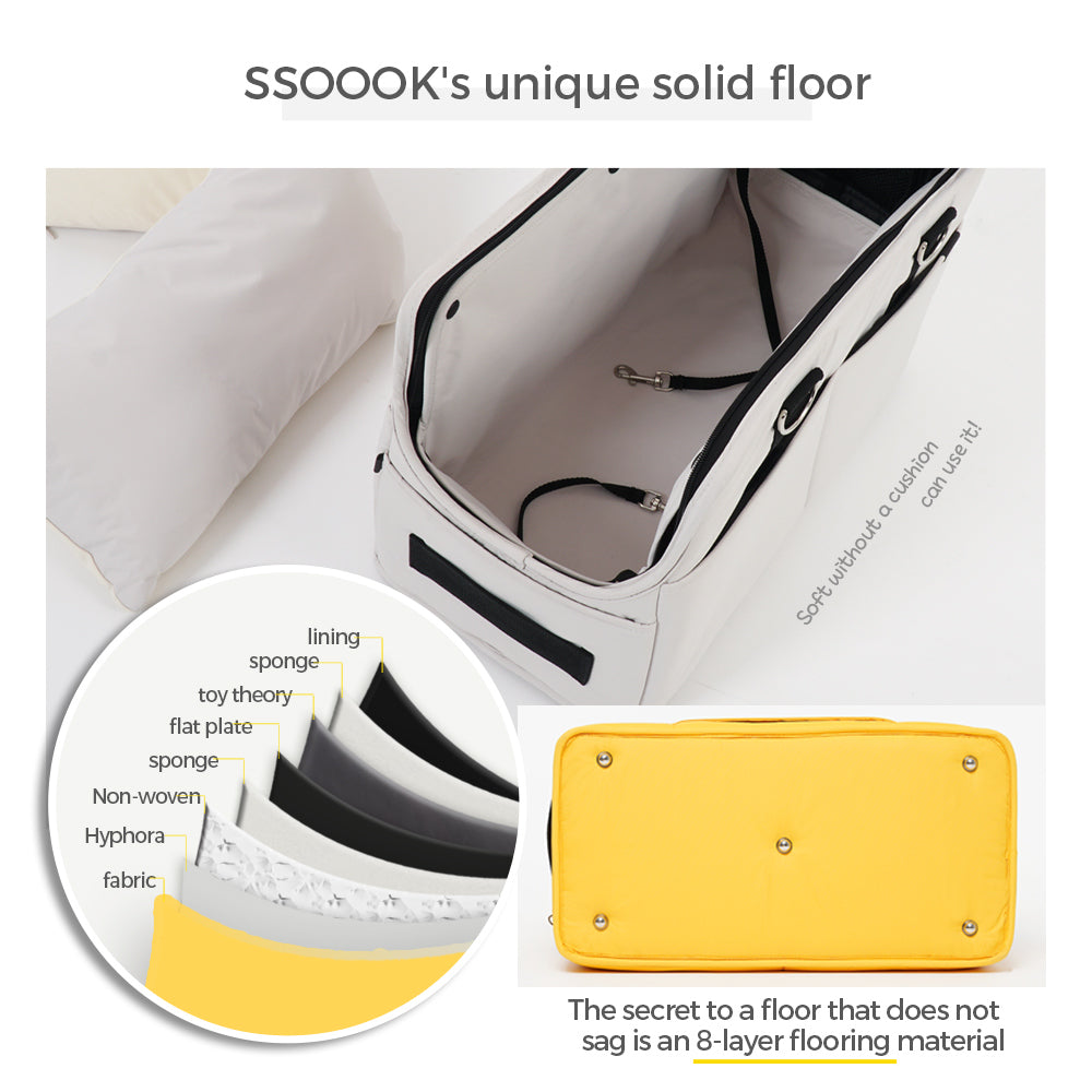 [SO-CA001] SSOOOK Bag 15Beige (SSOOOK Center Console Dog Car Seat)