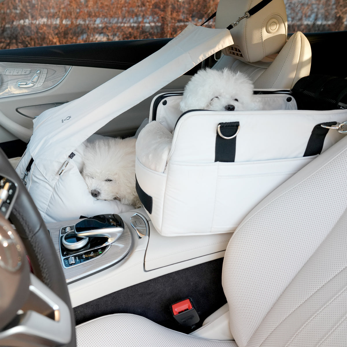 [SO-CA001] SSOOOK Bag 15Beige (SSOOOK Center Console Dog Car Seat)