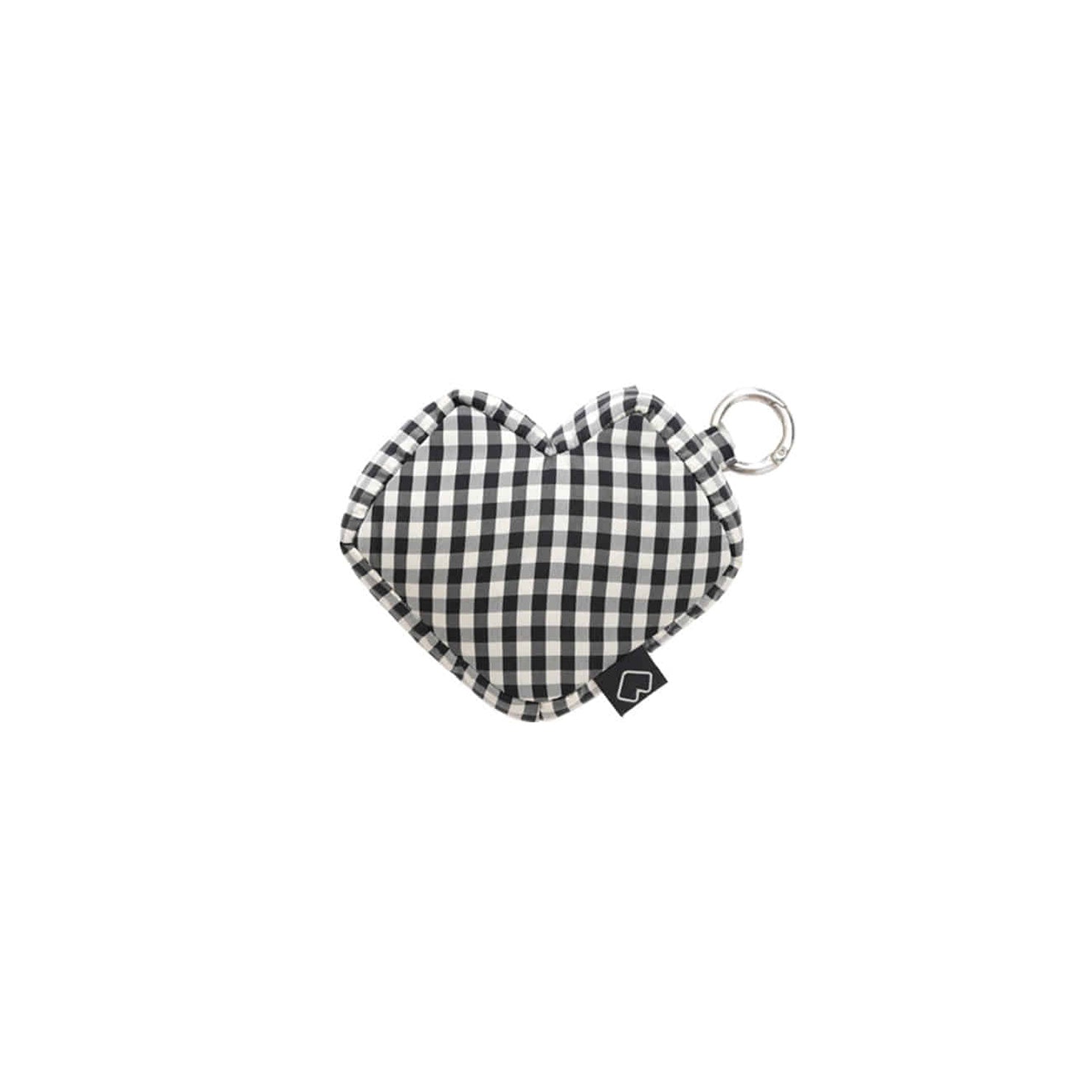 [SO-AC032] SSOOOK Check Heart Keyring (10cm)