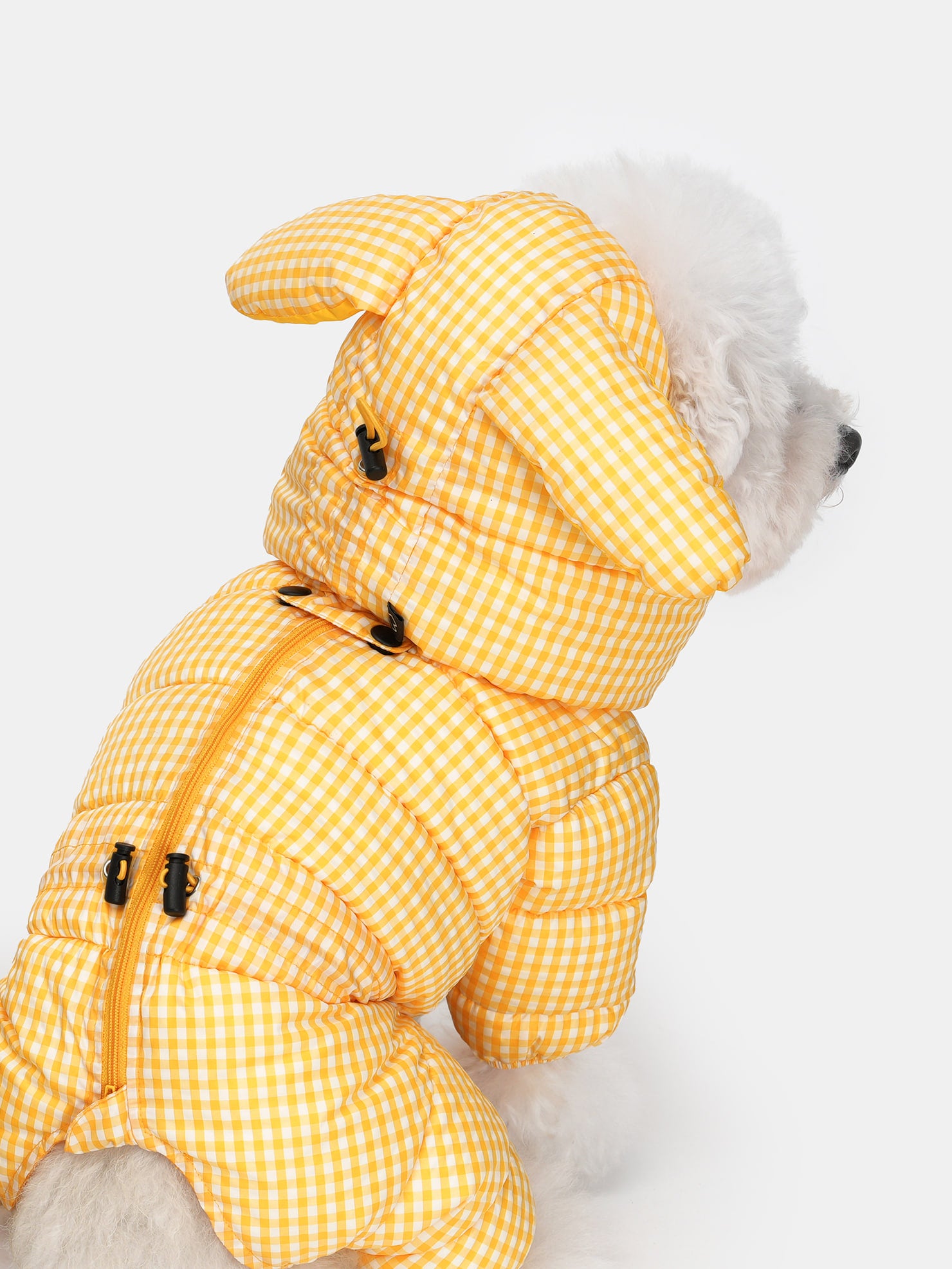 [SO-AC037] SSOOOK GooseFeel Check Rabbit Padded Hats