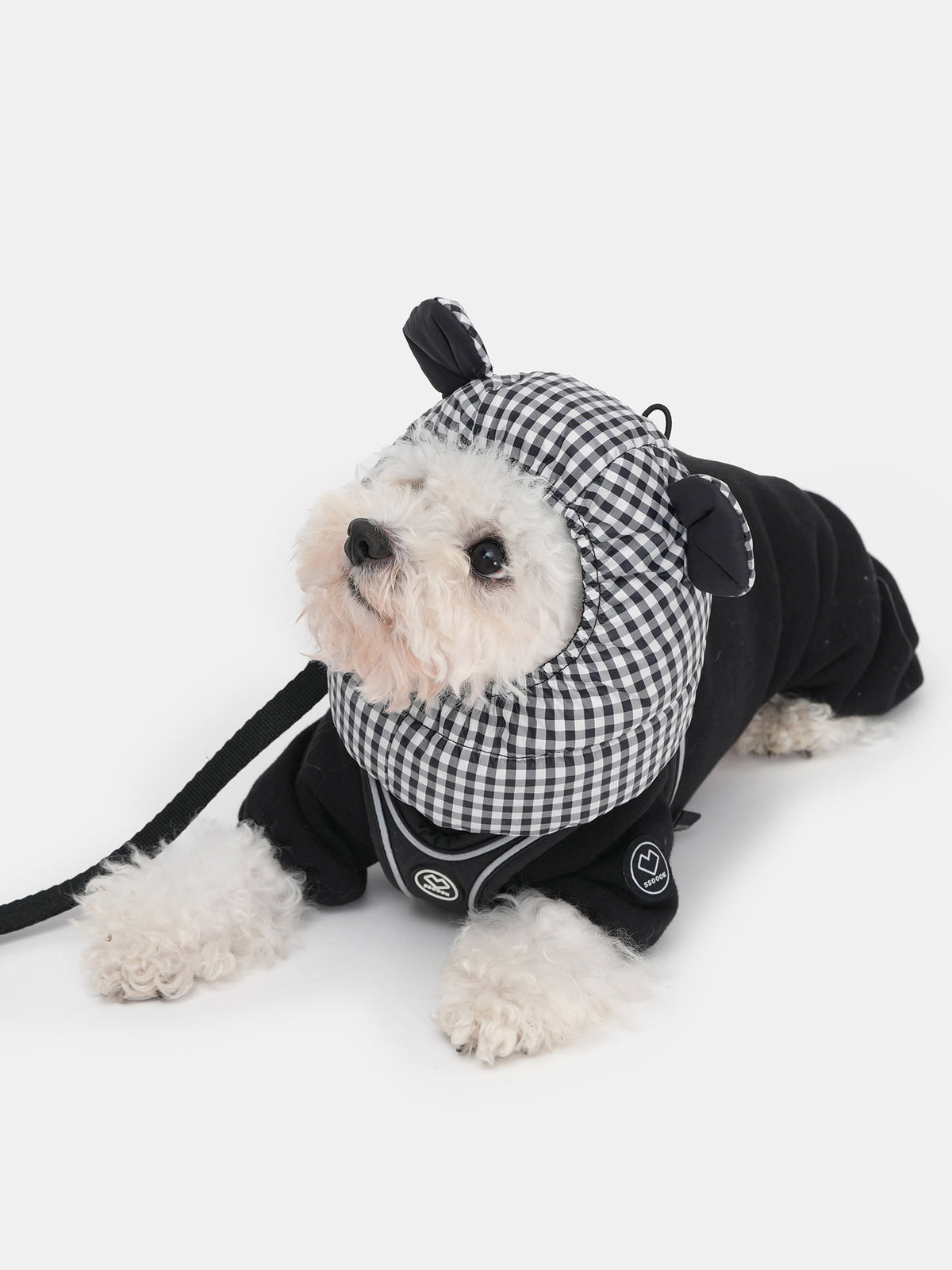 [SO-AC038] SSOOOK Goosefeel Check Bear Padded Hat