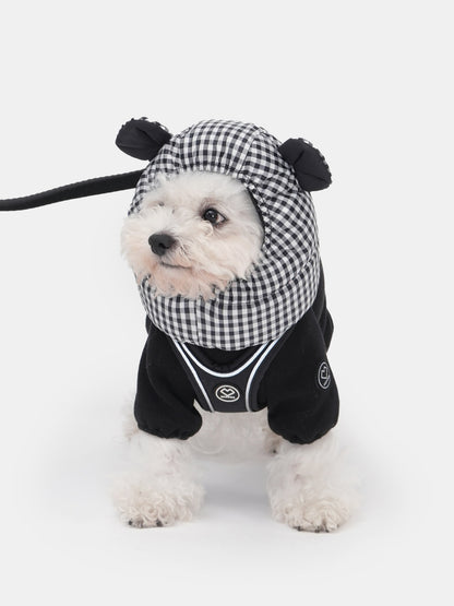 [SO-AC038] SSOOOK Goosefeel Check Bear Padded Hat