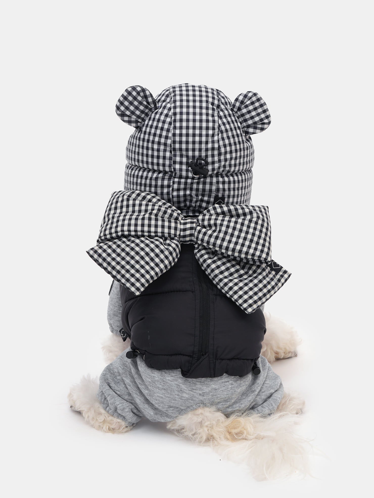 [SO-AC038] SSOOOK Goosefeel Check Bear Padded Hat