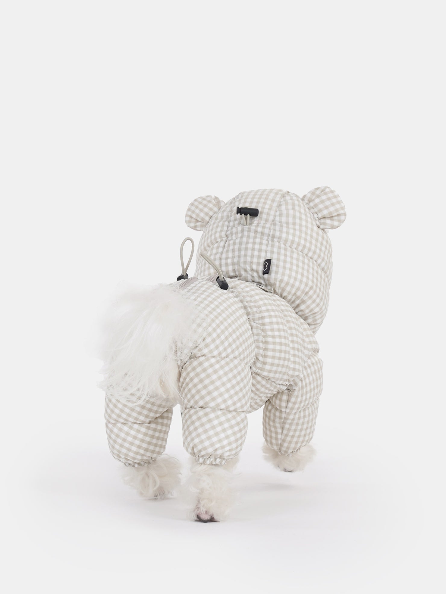 [SO-AC038] SSOOOK Goosefeel Check Bear Padded Hat