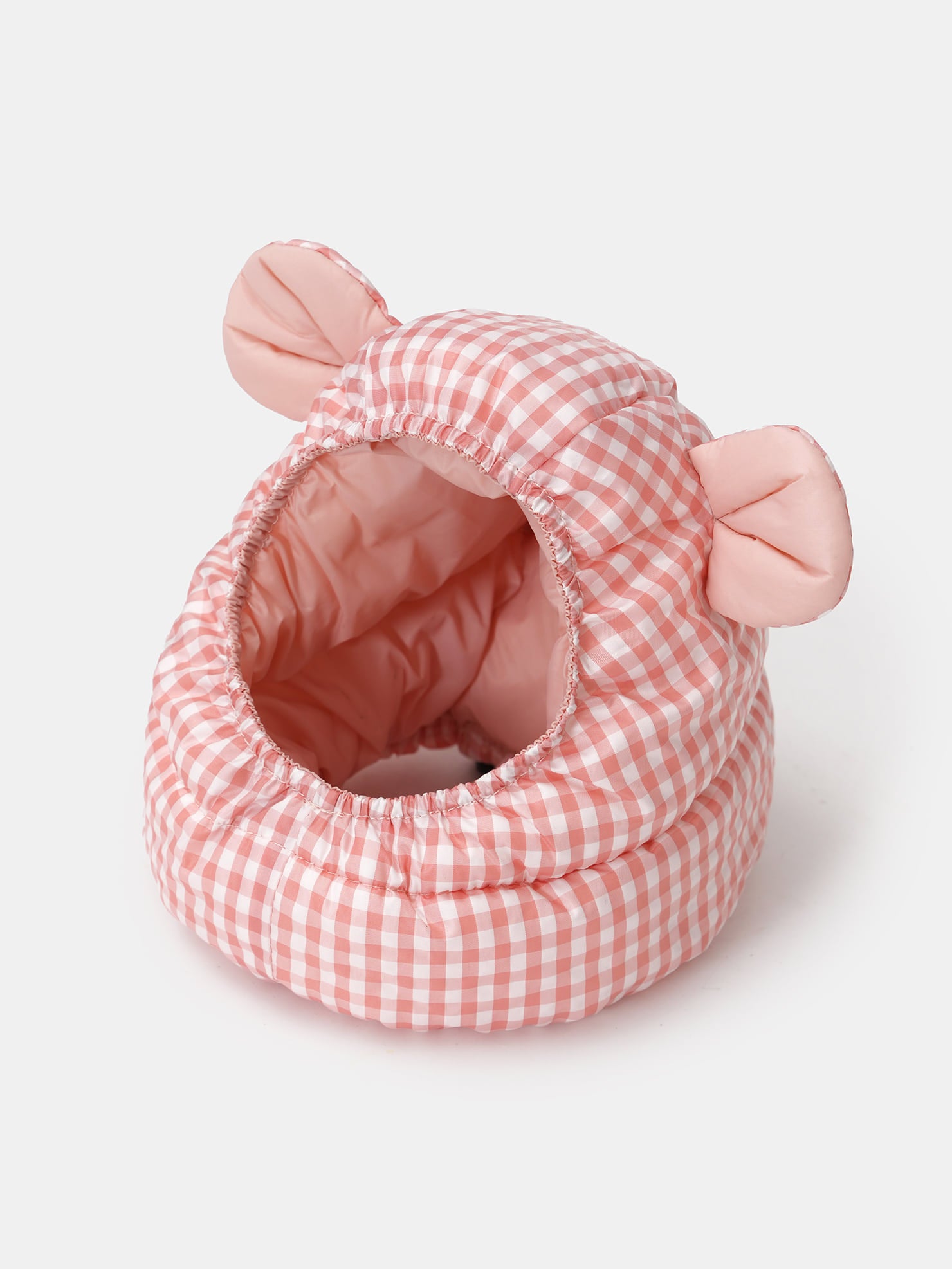 [SO-AC038] SSOOOK Goosefeel Check Bear Padded Hat