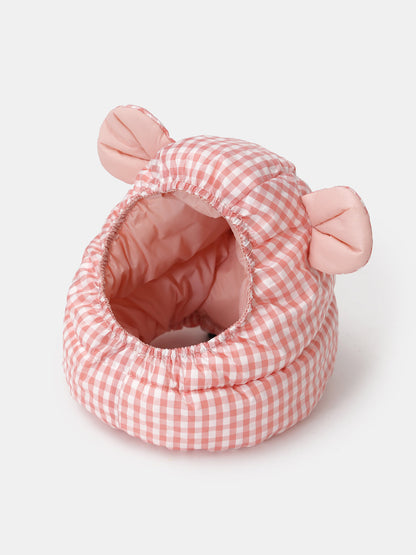 [SO-AC038] SSOOOK Goosefeel Check Bear Padded Hat