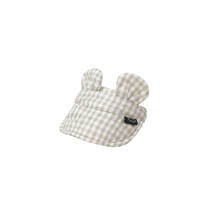 [Pre-Order] SSOOOK Check Bear Sun Cap (SO-AC041)