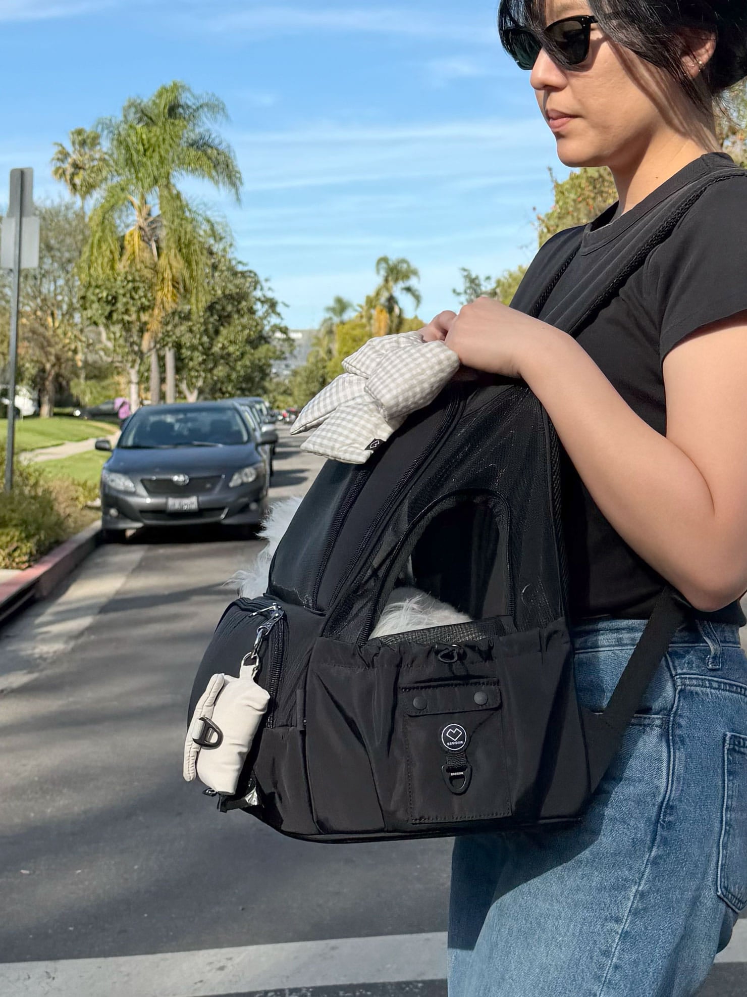 [SO-CA419] SSOOOK Mesh Front Bag (V. Doubleside Window)