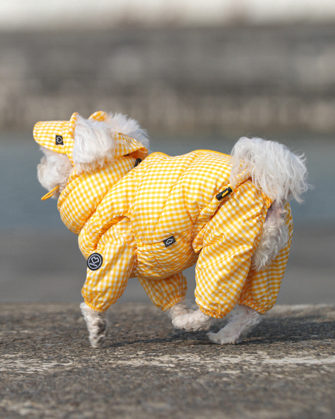 [SO-OW870] SSOOOK GooseFeel Check Padded Vest