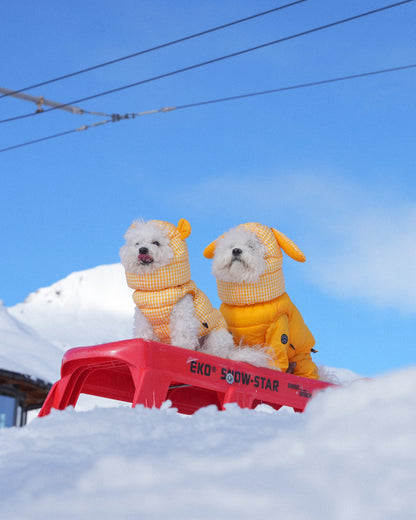 [SO-OW870] SSOOOK GooseFeel Check Padded Vest