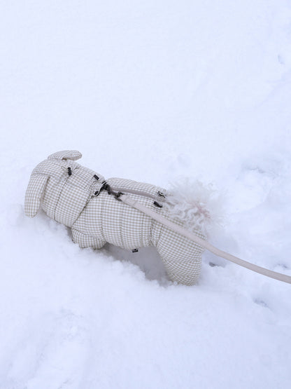 [SO-OW872] SSOOOK GooseFeel Check Padded Coveralls 3 (For Girls)