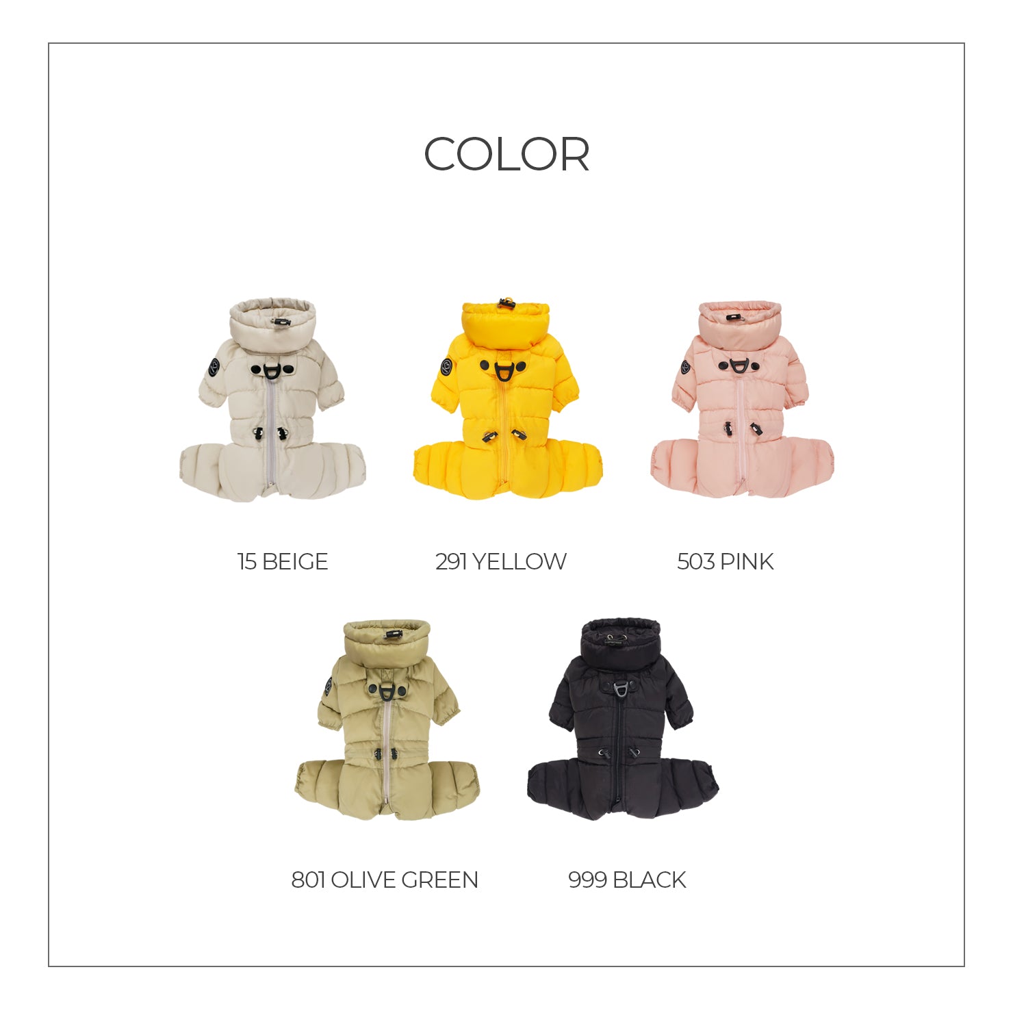 [SO-OW671] SSOOOK Goosefeel Padded Coveralls 3 (For Unisex)