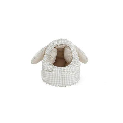 [SO-AC037] SSOOOK GooseFeel Check Rabbit Padded Hats