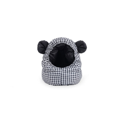 [SO-AC038] SSOOOK Goosefeel Check Bear Padded Hat
