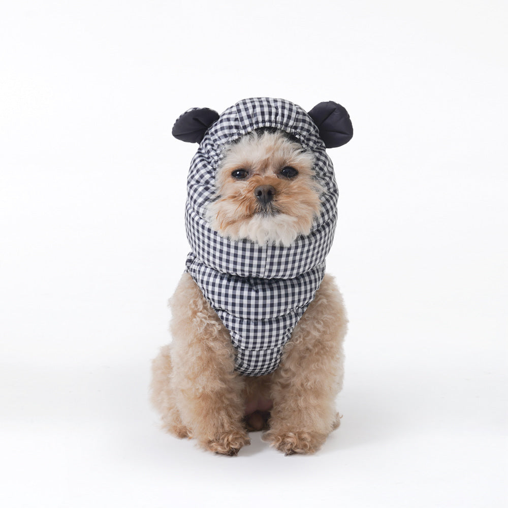 [SO-OW870] SSOOOK GooseFeel Check Padded Vest