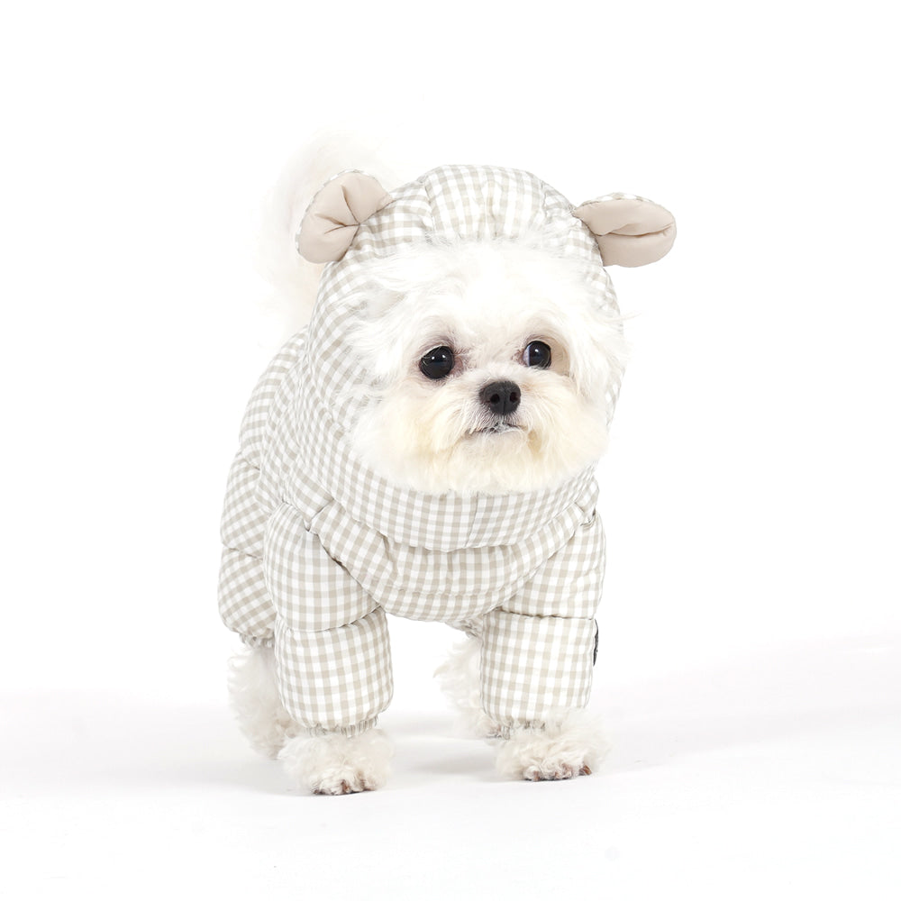 [SO-OW872] SSOOOK GooseFeel Check Padded Coveralls 3 (For Girls)