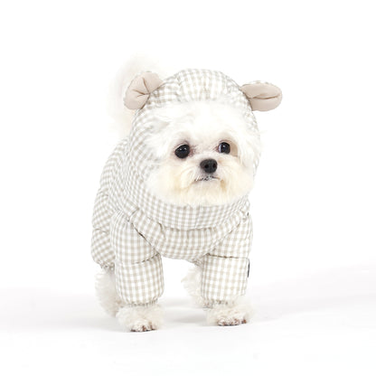 [SO-OW872] SSOOOK GooseFeel Check Padded Coveralls 3 (For Girls)