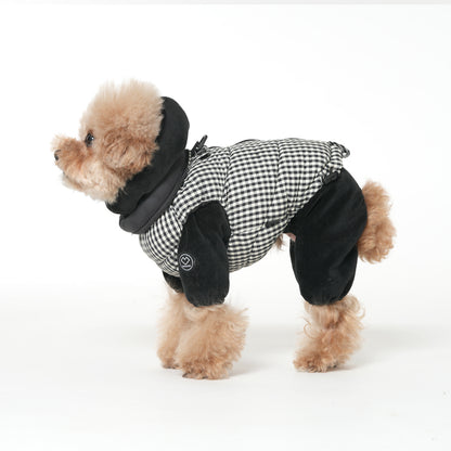 [SO-OW870] SSOOOK GooseFeel Check Padded Vest