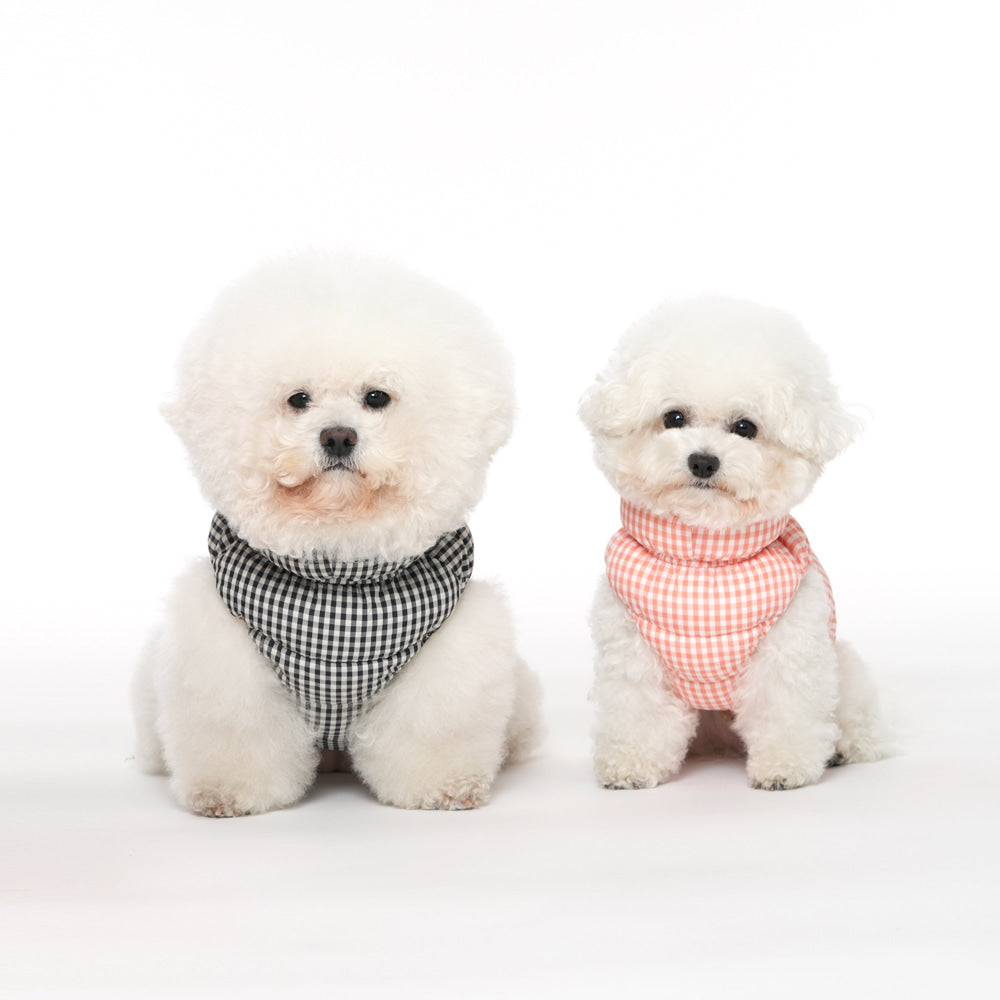 [SO-OW870] SSOOOK GooseFeel Check Padded Vest