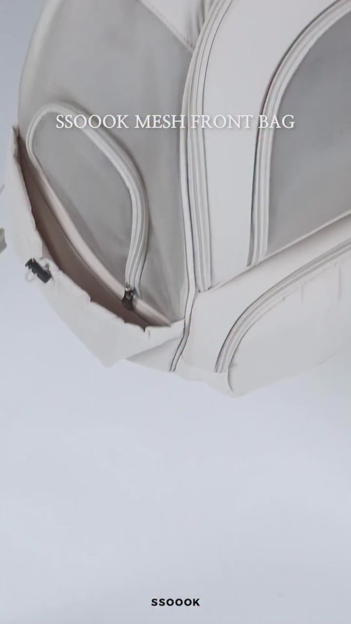 SO-CA419] SSOOOK Mesh Front Bag (V. Double Window)